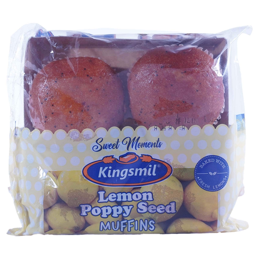 KINGSMIL LEMON N POPPY MUFFINS 4S 200G
